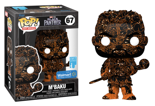 Funko POP! Art Series Marvel Studios Black Panther M'Baku #67 Exclusive
