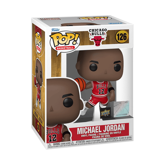 Funko POP! Basketball NBA Chicago Bulls Michael Jordan #126 [#12 (February 14, 1990)] Upper Deck Exclusive