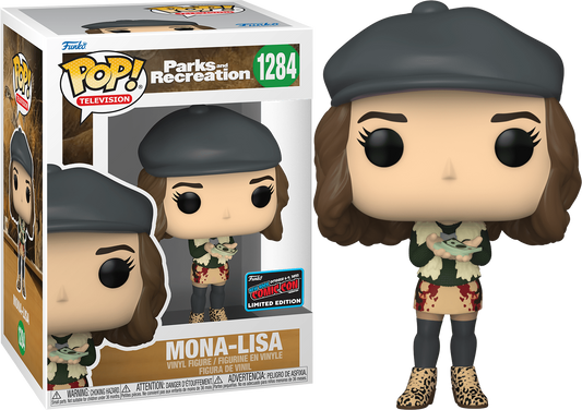 Funko POP! Television Parks and Recreation Mona-Lisa #1284 Limited Edition 2022 NYCC Exclusive Sticker
