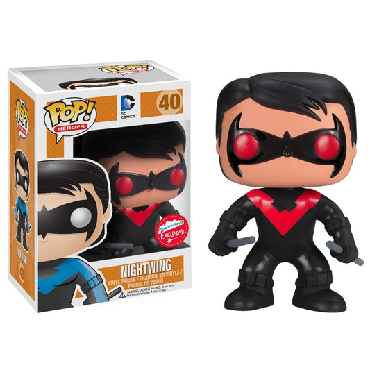 Funko POP! DC Heroes Nightwing (Red Variation) #40 Fugitive Toys Exclusive