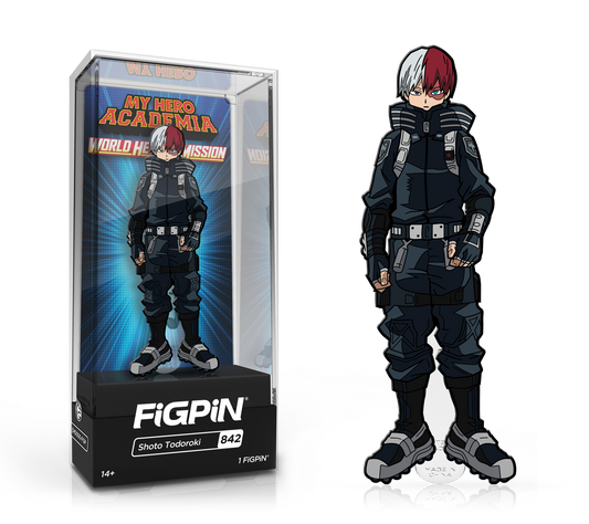 FiGPiN My Hero Academia World Heroes Mission - Shoto Todoroki #842