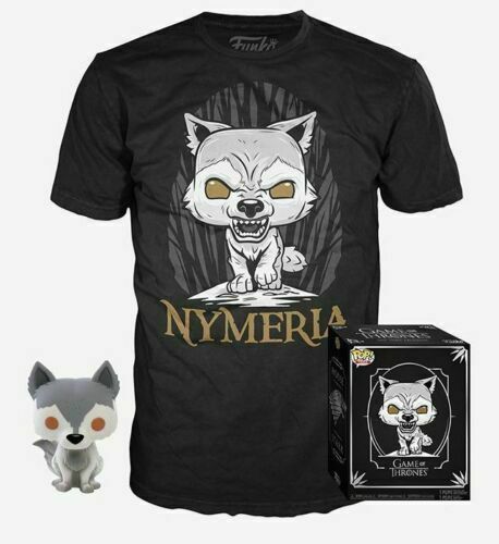 Funko POP! Tees Game of Thrones Nymeria [Flocked] with Size 2XL T-Shirt Exclusive