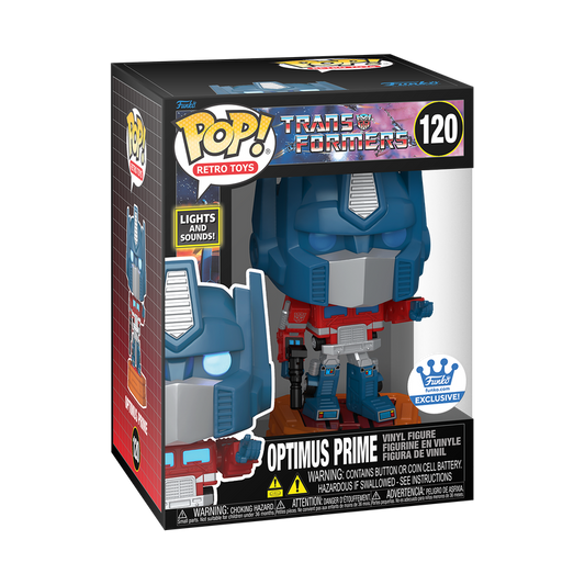 Funko POP! Retro Toys - Transformers - Optimus Prime #120 [Lights & Sounds]