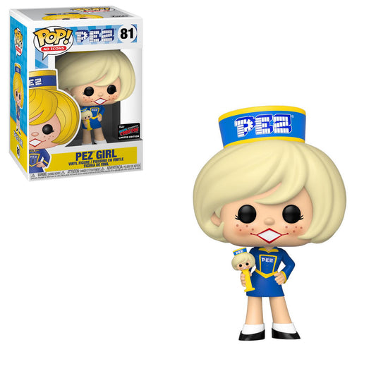 Funko POP! Ad Icons PEZ - PEZ Girl #81 [Blonde] NYCC 2019 Limited Edition Con-Sticker Exclusive
