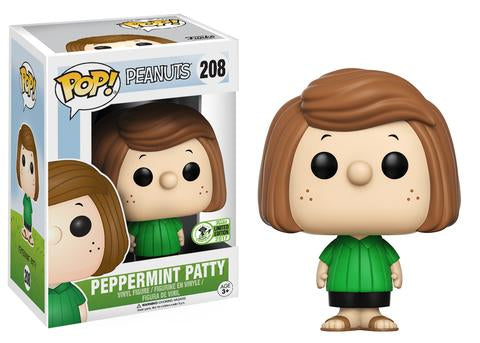 Funko POP! Peanuts Peppermint Patty #208 ECCC 2017 Limited Edition Convention Sticker Exclusive