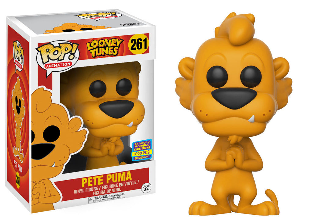 Funko POP! Animation Looney Tunes Pete Puma #261 (Saturday Morning Cartoons San Diego 2017 Sticker) LE1000pcs