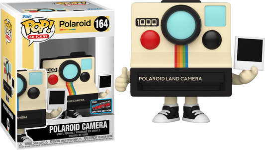 Funko POP! AD Icons Polaroid Camera #164 Limited Edition 2022 NYCC Exclusive Sticker