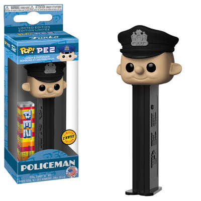 Funko POP! PEZ CHASE Pez Pal Black Cap Policeman Exclusive