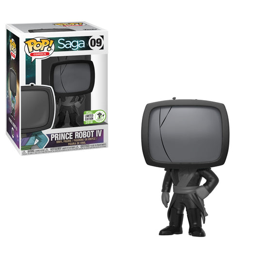 Funko POP! Comics Saga Prince Robot IV (Mourning) ECCC 2018 Limited Edition Sticker Exclusive
