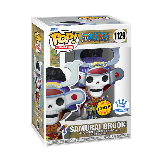 Funko POP! One Piece CHASE Samurai Brook (Metallic) #1129 Funko Shop Exclusive