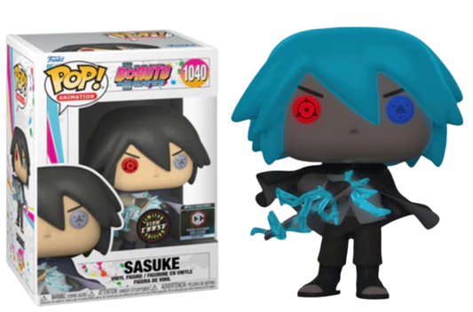 Funko POP! Animation Boruto Naruto Next Generations CHASE Sasuke #1040 [Glows in the Dark] Exclusive