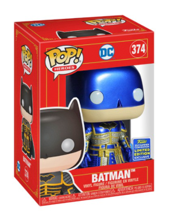 Funko POP! Heroes DC Batman #374 [Metallic Blue Imperial Palace] Exclusive