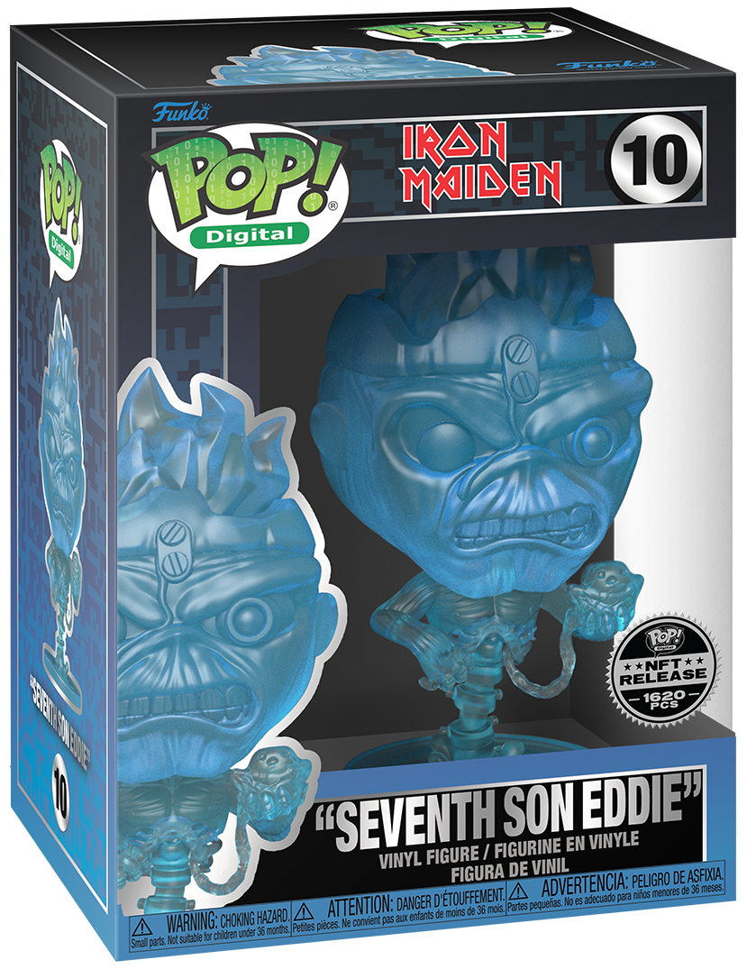 Funko POP! Digital Iron Maiden "Seventh Son Eddie" #10 LE 1620 Exclusive