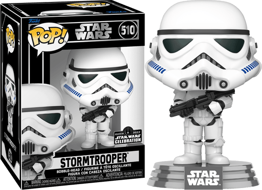 Funko POP! Star Wars Stormtrooper #510 Star Wars Celebration 2022 Sticker Exclusive
