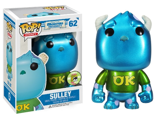 Funko POP! Disney Pixar Monsters University Sulley [Metallic] #62 SDCC 2013 480 Pieces Limited Edition