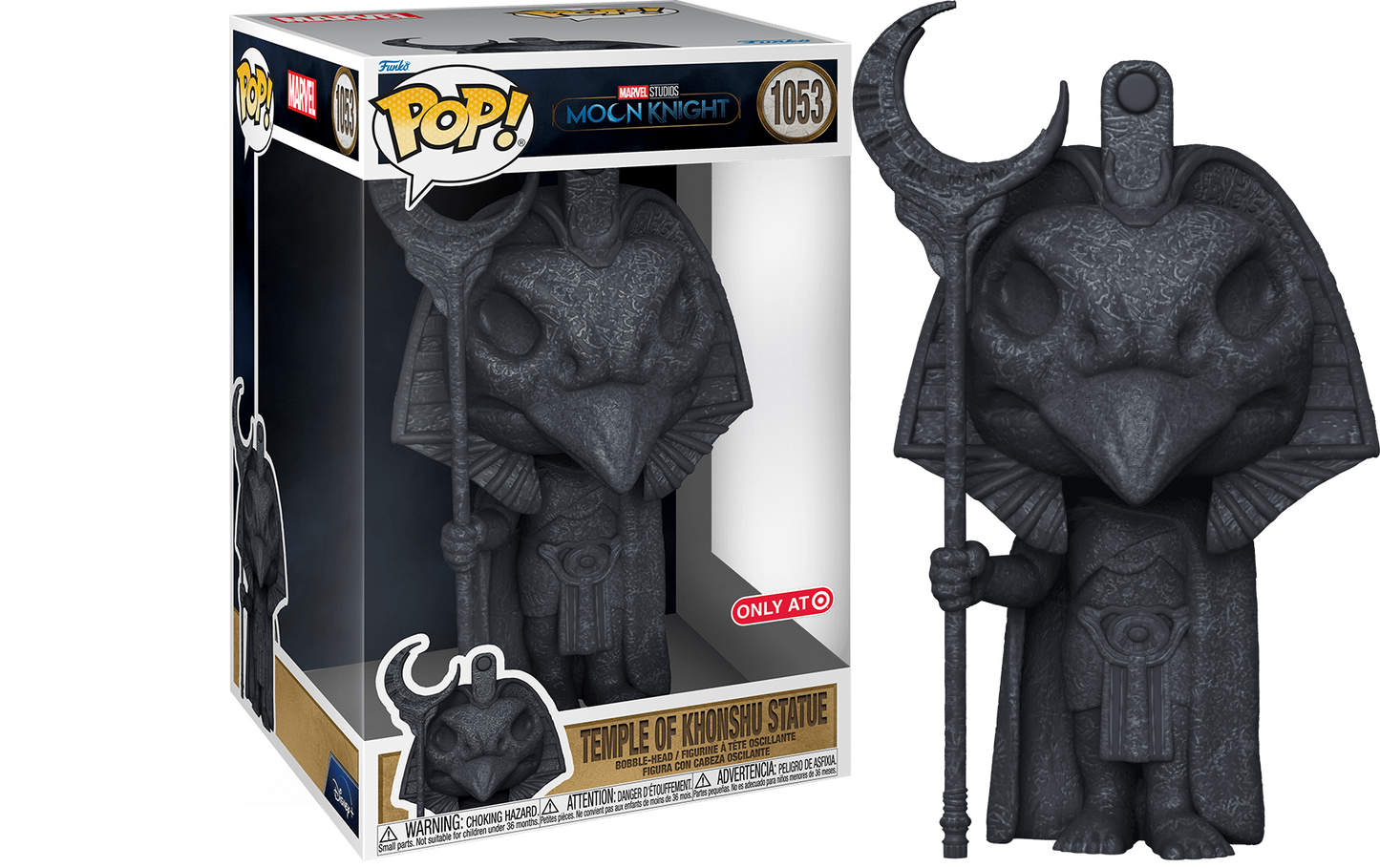 Funko POP! Marvel Studios Moon Knight 10 Inch Temple of Khonshu Statue #1053 Exclusive