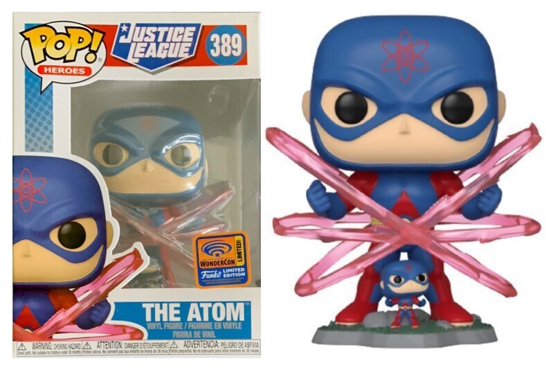 Funko POP! DC Heroes Justice League The Atom #389 Wondercon Limited Edition Convention Exclusive