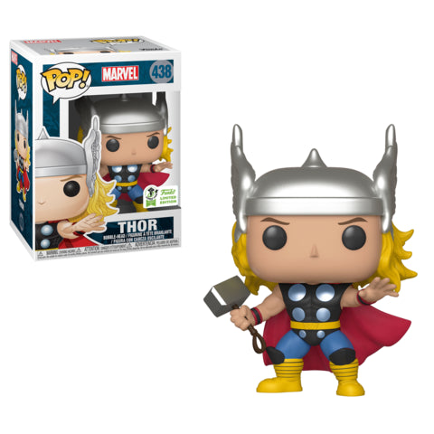 Funko POP! Marvel Thor #438 [Classic Thor] ECCC 2019 Limited Edition Convention Sticker Exclusive