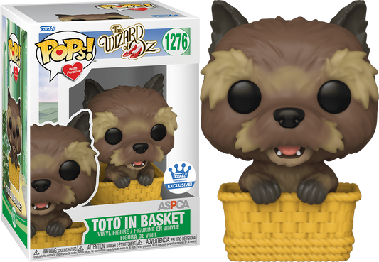 Funko POP! POPs with Purpose Wizard of Oz Toto in Basket #1276 ASPCA Funko Shop Exclusive