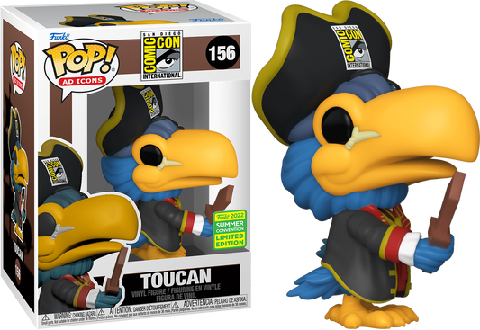Funko POP! Ad Icons SDCC Toucan #156 [Pirate] Exclusive