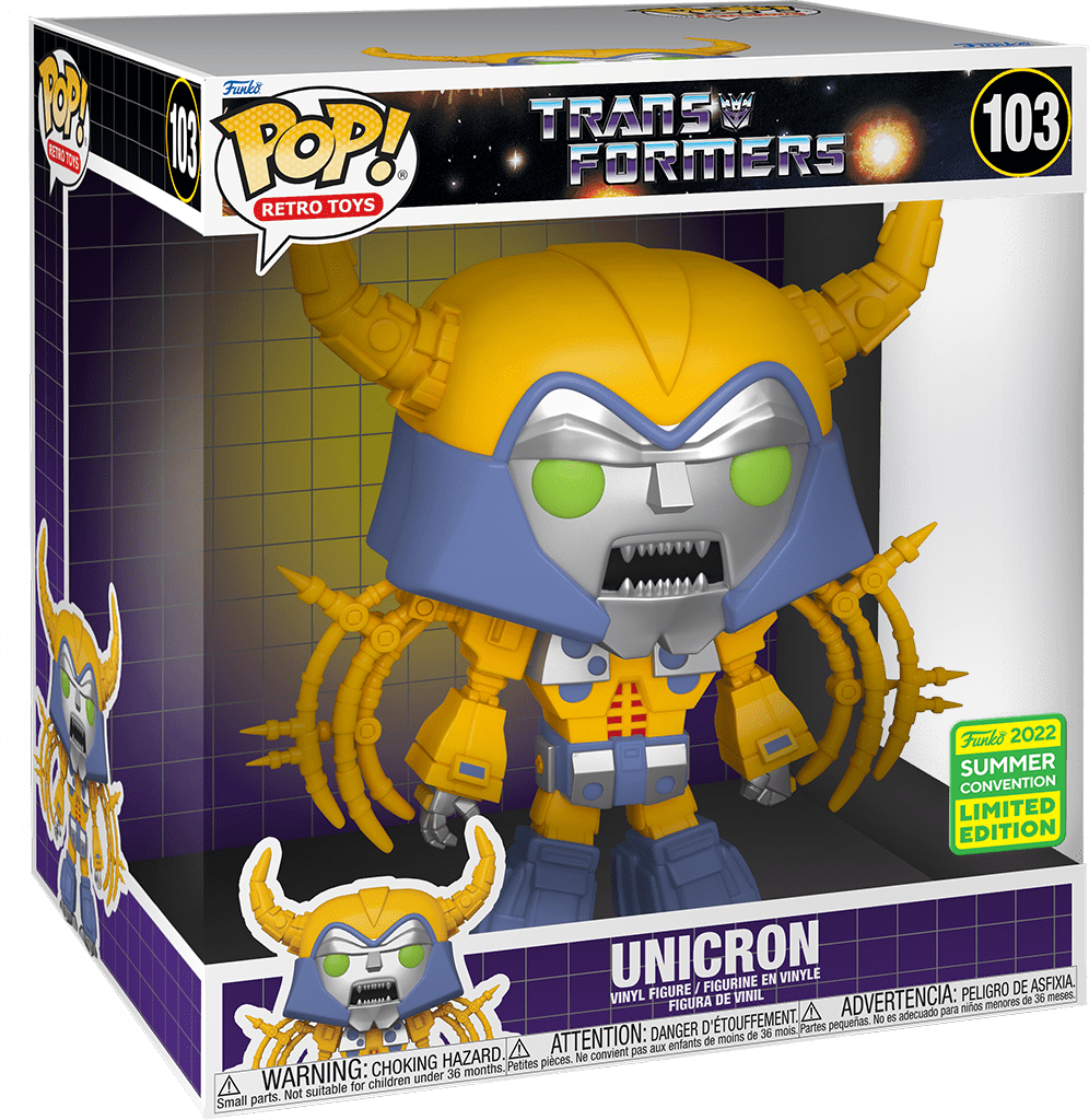 Funko POP! Retro Toys Transformers 10 Inch Unicron #103 Exclusive