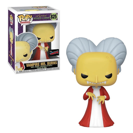 Funko POP! The Simpsons Vampire Mr. Burns #825 NYCC 2019 Sticker Convention Exclusive