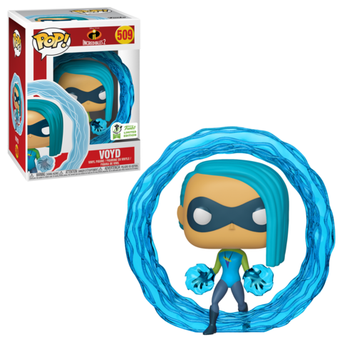 Funko POP! Disney Pixar Incredibles 2 Voyd #509 ECCC (Convention Sticker Exclusive) Limited Edition