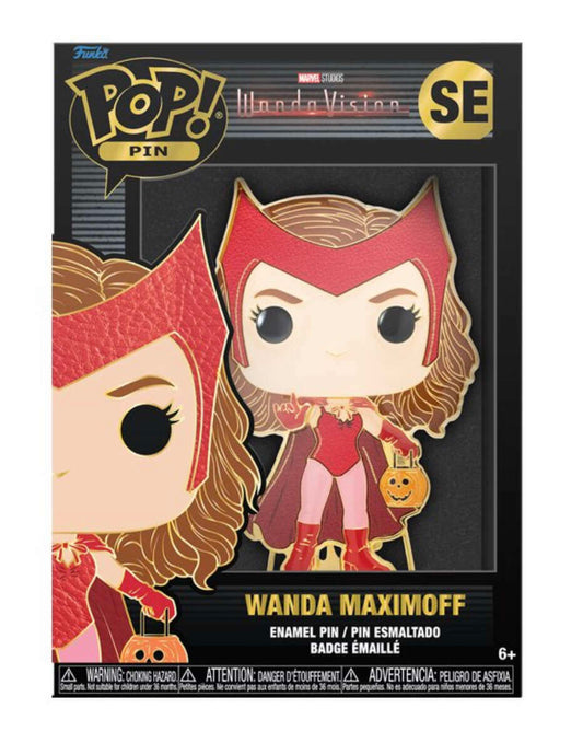 Funko POP! Pin Marvel Studios WandaVision Wanda Maximoff SE [Scarlet Witch Halloween] Exclusive