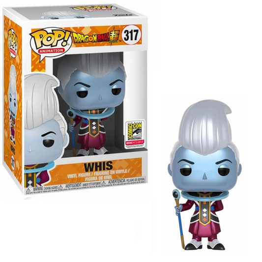 Funko POP! Animation Dragonball Super Whis #317 [Metallic] SDCC Sticker Exclusive