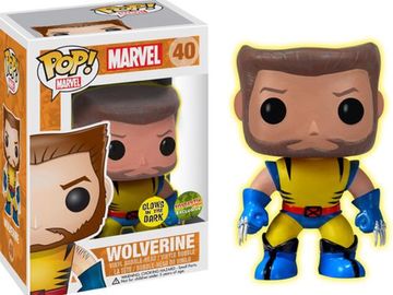 Funko POP! Marvel Wolverine [Unmasked] GLOW in the DARK#40 ToyTastik Exclusive