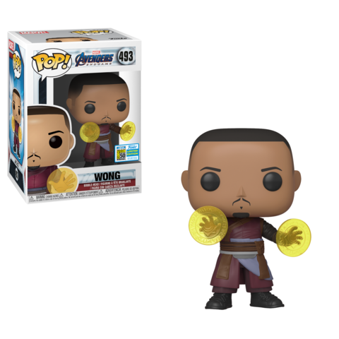 Funko POP! Avengers Endgame Wong #493 2019 SDCC Sticker Exclusive