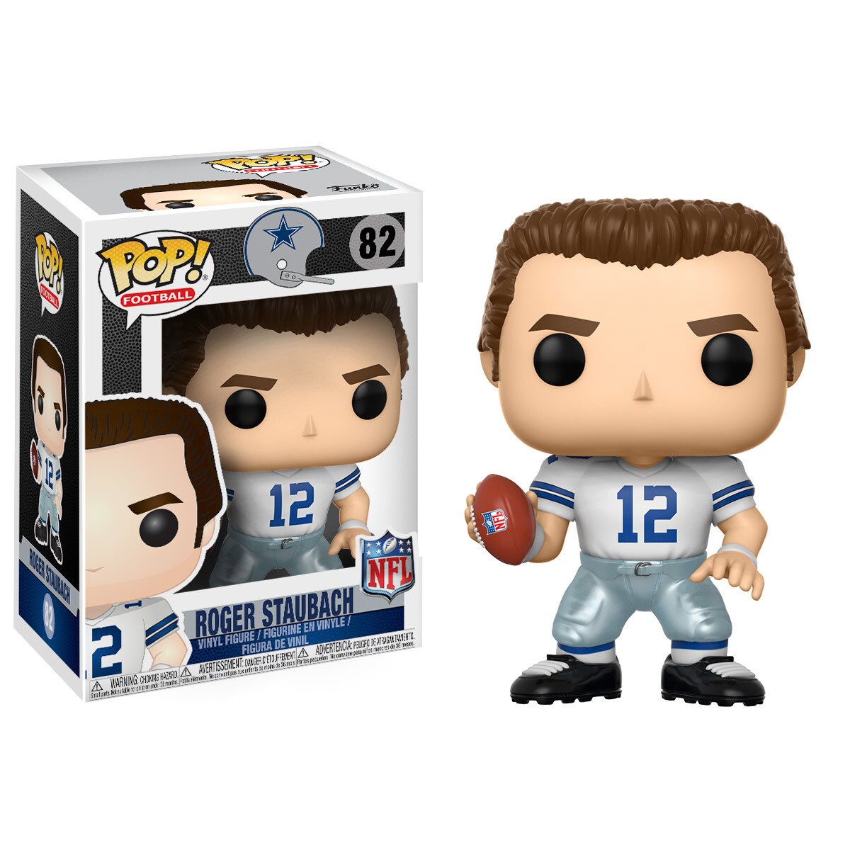 Funko POP! Football NFL Dallas Cowboys Roger Staubach #82