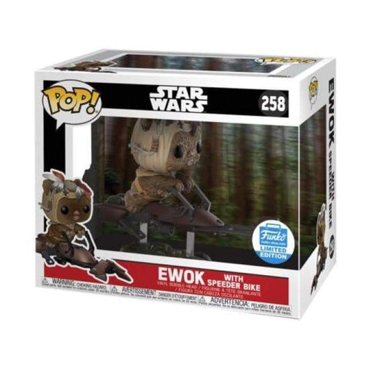 Funko POP! Star Wars Deluxe: Ewok with Speeder Bike Smuggler's Bounty