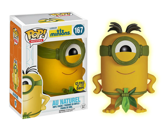 Funko POP! Movies Minions Au Naturel #167 [Glows in the Dark] Exclusive