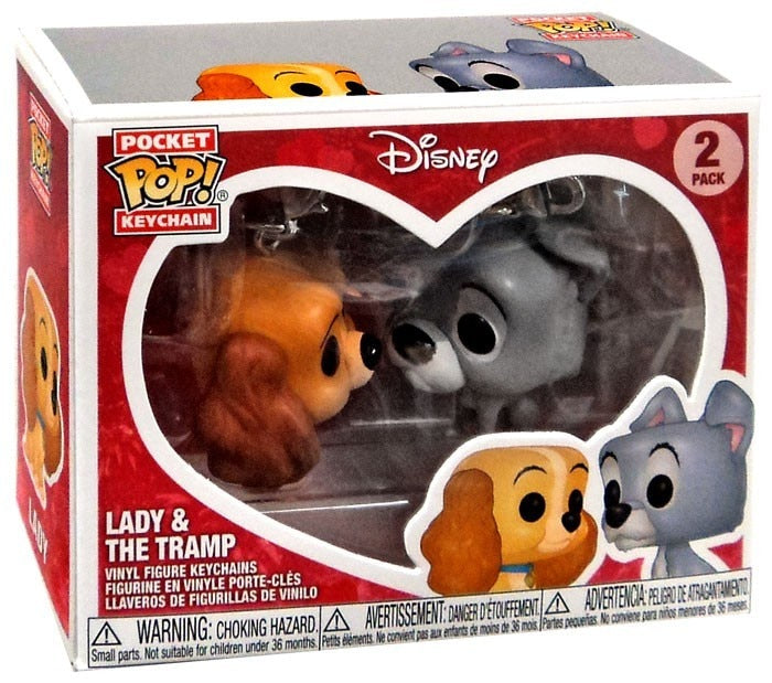 Funko Pocket POP! Keychain Disney Lady and the Tramp 2-Pack