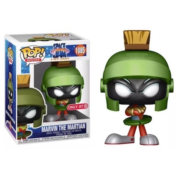Funko POP! Movies Space Jam A New Legacy Marvin The Martian #1085 [Metallic] Exclusive