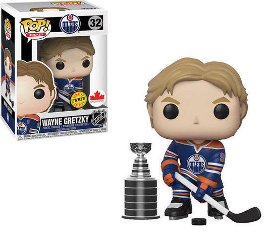 Funko POP! Hockey CHASE Oilers Wayne Gretzky #32 [Stanley Cup] Exclusive