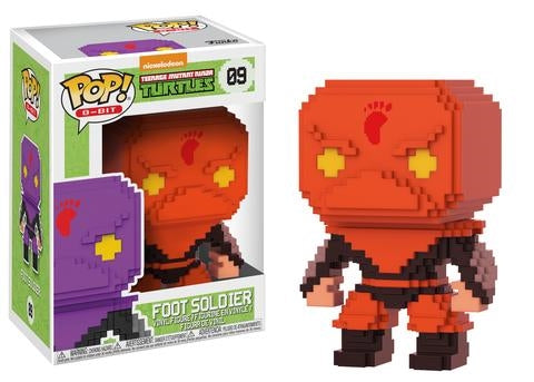 Funko POP! 8-Bit Teenage Mutant Ninja Turtles Foot Soldier #09 [Red] LE 500 Exclusive