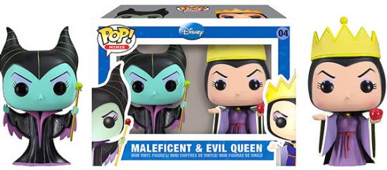 Funko POP! Minis Disney Villains Maleficent & Evil Queen #04 2-Pack