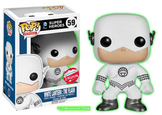 Funko POP! Heroes DC White Lantern: The Flash #59 [Glows in the Dark] Fugitive Toys Exclusive