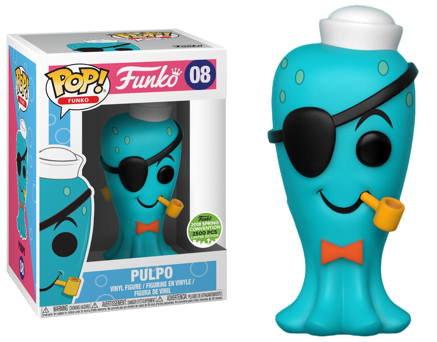 Funko POP! Spastik Plastik Pulpo #08 [Blue] LE 2500 Funko Shop Exclusive