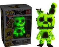 Funko POP! Five Nights at Freddys Glow Springtrap #110 Exclusive