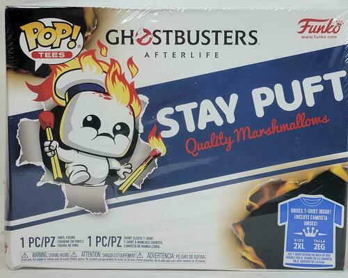 Funko POP! and Tee Ghostbusters Afterlife Stay Puft on Fire [Glows in the Dark] with Size 2XL T-Shirt Collectors Box Exclusive