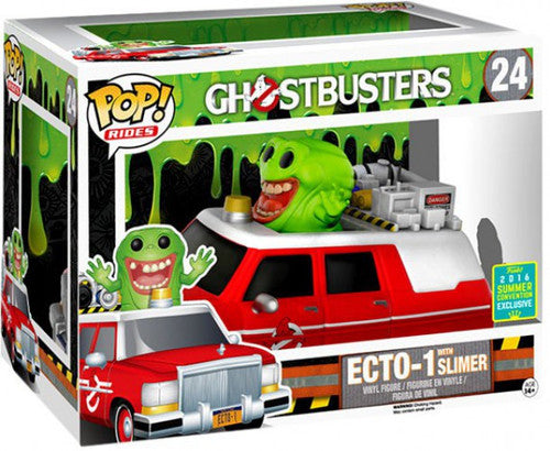 Funko POP! Movies Ghostbusters ECTO-1 with Slimer Exclusive