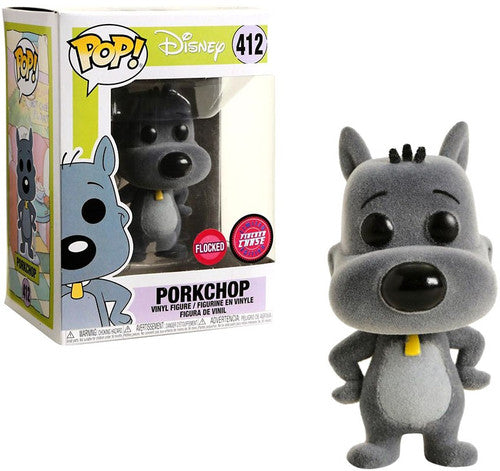 Funko POP! Disney CHASE Porkchop #412 [Flocked]