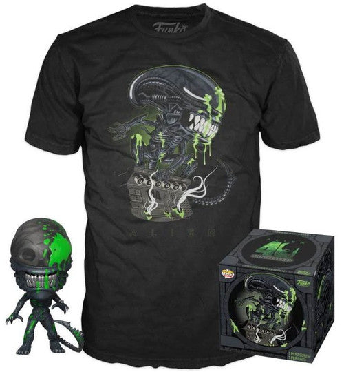 Funko POP! and Tee 40th Anniversary Alien with Size Large T-Shirt Collectors Box Exclusive