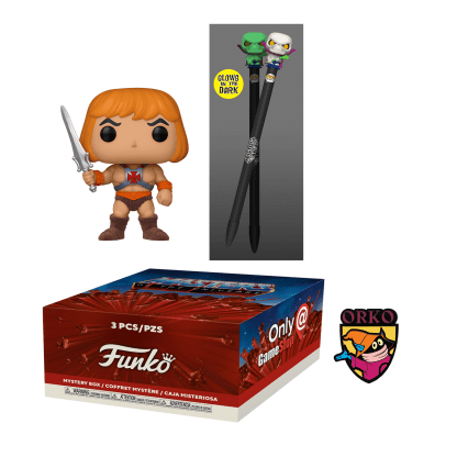 Funko POP! Masters of the Universe He-Man with Lightning Sword [Flocked] in Collectors Box Exclusive