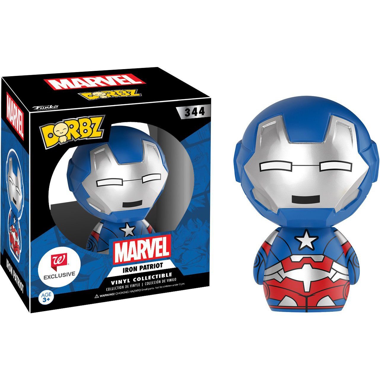 Funko Dorbz Marvel Iron Patriot #344 Exclusive