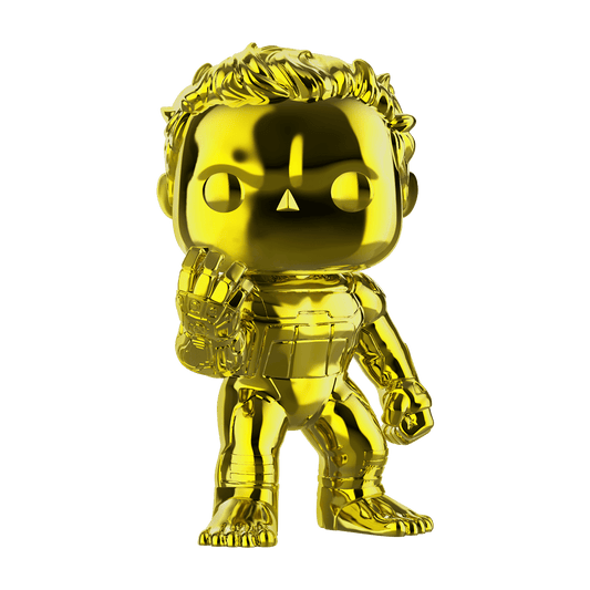 Funko POP! Marvel Avengers Endgame Hulk #499 [Yellow Chrome] Exclusive