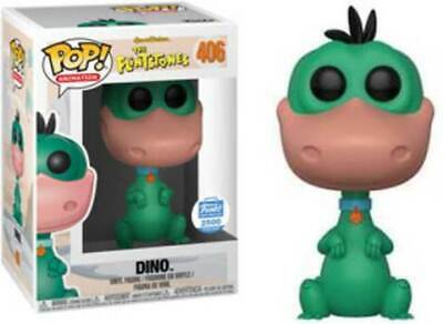 Funko POP! Animation Hanna Barbera The Flintstones Dino #406 [Green] LE 2500 Exclusive